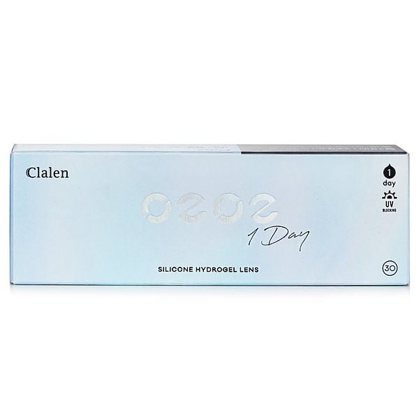 Clalen by Clalen, 1 Day O2o2 Clear Contact Lenses 30pcs