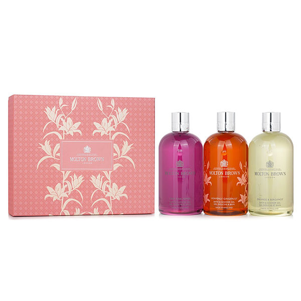 Molton Brown Floral & Citrus Bath&Shower Gel Set (Fiery Pink