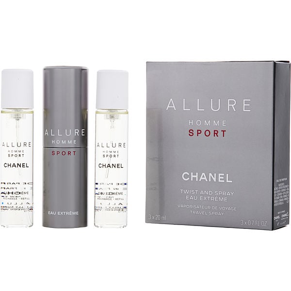 Allure Homme Sport Eau Extreme 3 X Eau De Parfum Spray Refill 0.68 oz