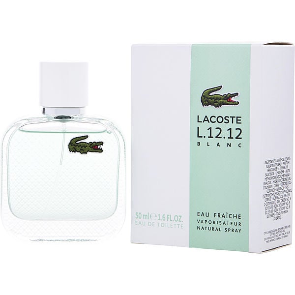 Lacoste L.12.12 Blanc Eau Fraiche by Lacoste EDT Spray 3.4 oz for Men