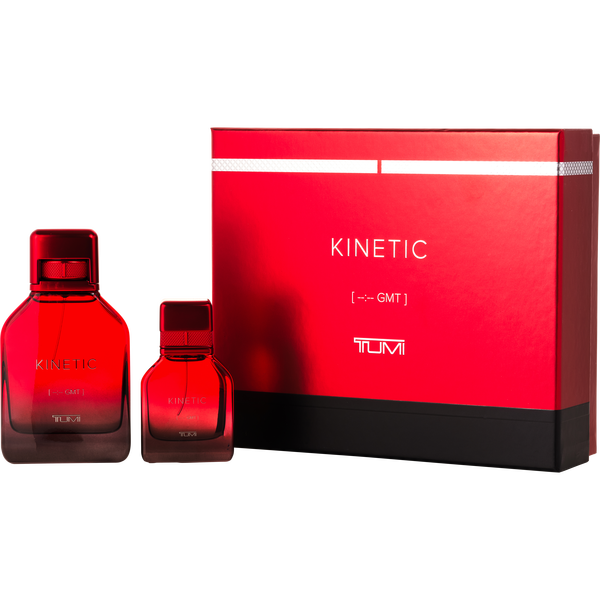 Tumi Kinetic by Tumi, Eau De Parfum Spray 3.4 oz & Eau De Parfum Spray 1 oz