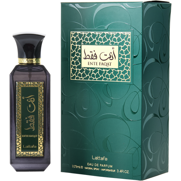 Lattafa Ente Faqat by Lattafa, Eau De Parfum Spray 3.4 oz, image 1 of 2
