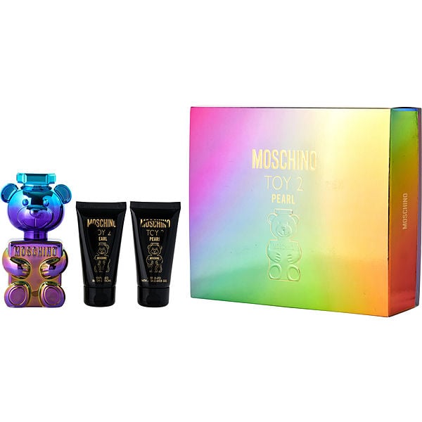 Moschino Toy Pearl Eau De Parfum Spray oz Body Lotion oz  Shower Gel oz