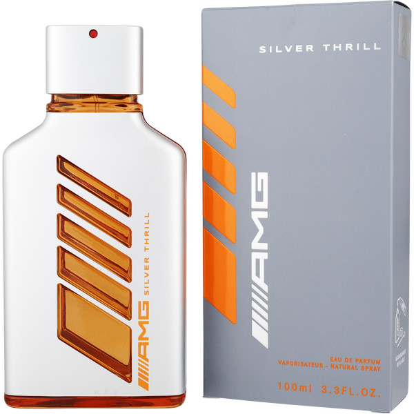 Amg Silver Thrill by Mercedes-Benz, Eau De Parfum Refillable Spray 3.3 oz, image 1 of 2