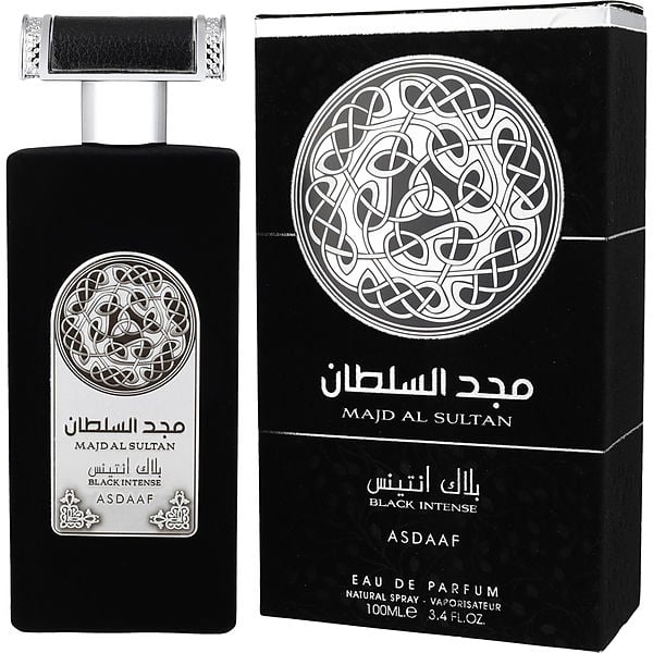 Asdaaf Majd Al Sultan Black Intense Cologne for Men by Asdaaf at