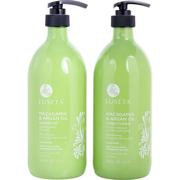 Luseta Macadamia & Argan Oil Shampoo And Conditioner 33.8 oz