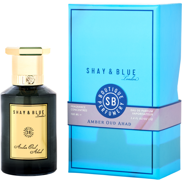 Shay & Blue Amber Oud Ahad by Shay & Blue, Eau De Parfum Concentrated Spray 3.4 oz, image 1 of 2