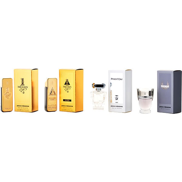 ラバンヌ ファントム　インビクタス　ミリオン Paco Rabanne Variety Cologne Set - 4pc | FragranceNet.com®