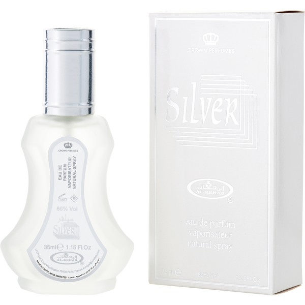 Al Rehab Silver by Al Rehab, Eau De Parfum Spray 1.15 oz, image 1 of 2