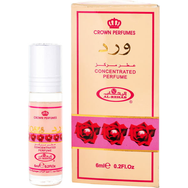 Al Rehab Roses by Al Rehab, Concentrated Perfume Roll On Oil 0.2 oz, image 1 of 2