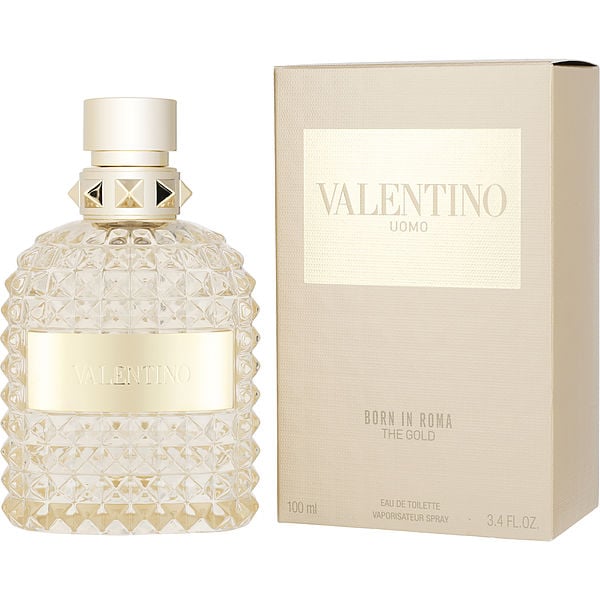 Valentino Uomo Born In Roma The Gold Cologne for Men by Valentino