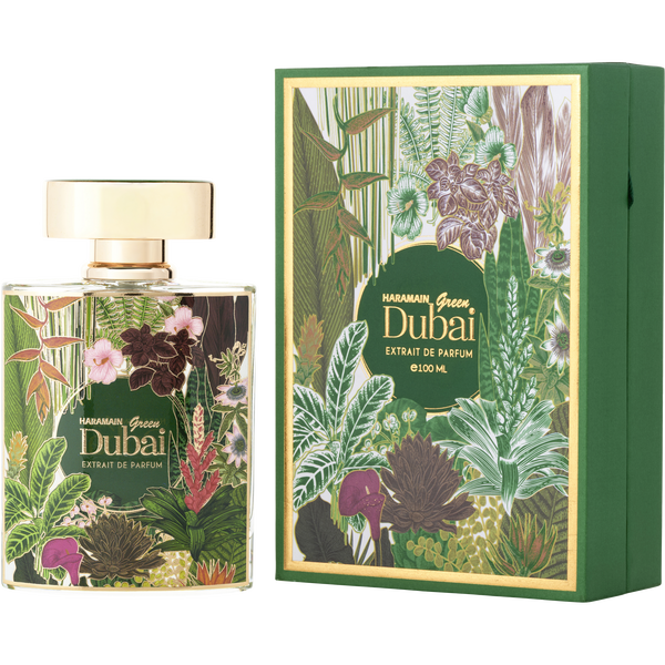 Al Haramain Green Dubai by Al Haramain, Extrait De Parfum Spray 3.3 oz, image 1 of 2