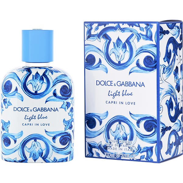 D & G Light Blue Capri In Love Cologne for Men by Dolce & Gabbana
