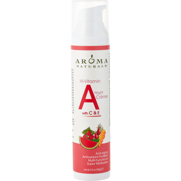 Vitamin A Creme Aromatherapy by Aroma Naturals, Hi-Vitamin Night Creme With C & E
