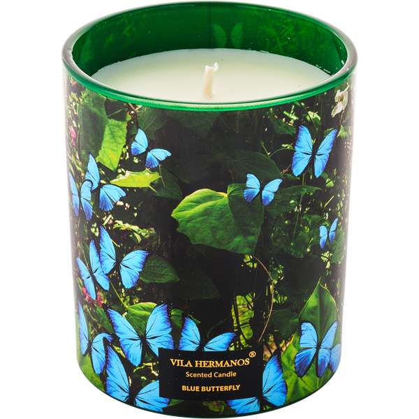 Vh Blue Butterfly by Vila Hermanos, Scented Candle 7 oz