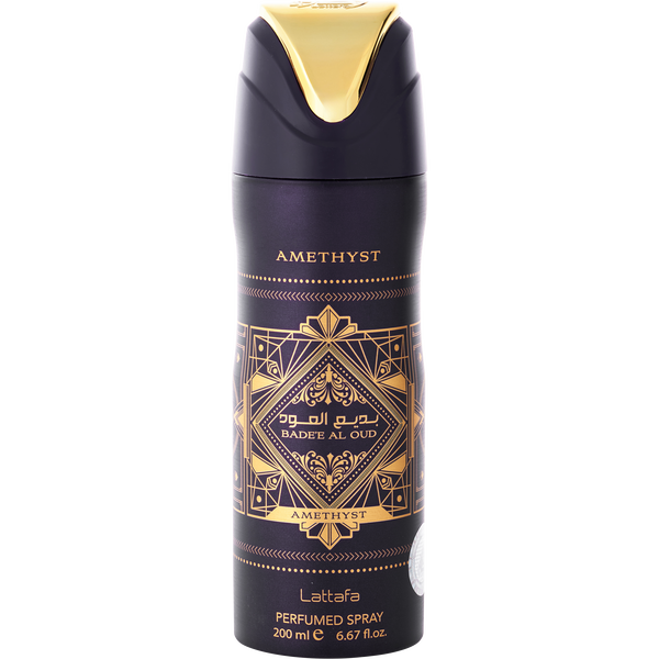 Lattafa Badee Al Oud Amethyst by Lattafa, Body Spray 6.7 oz