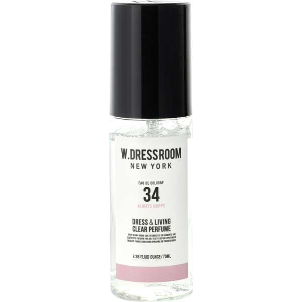W.Dressroom Dress & Living Clear Perfume No. 34 Always Happy by W. Dressroom, Eau De Cologne Spray 2.3 oz, image 1 of 2