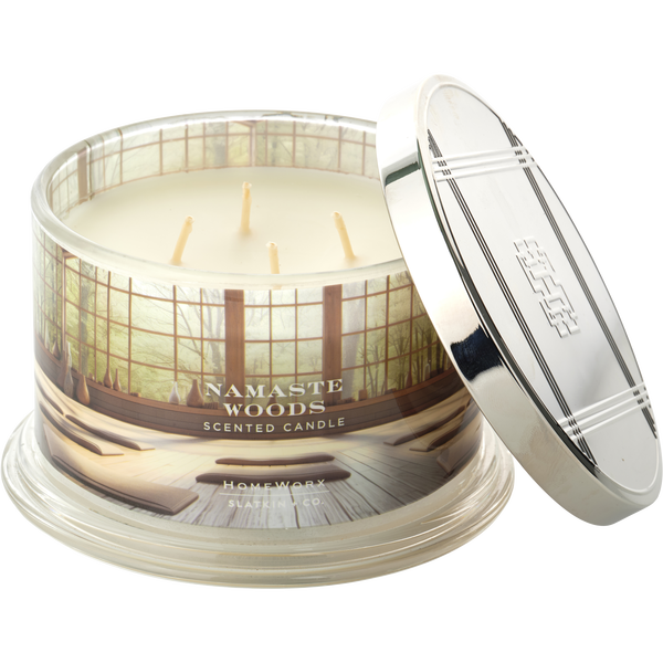 Homeworx Namaste Woods by Slatkin + Co., Scented Candle 18 oz