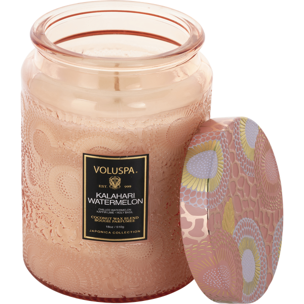 Voluspa Kalahari Watermelon by Voluspa, Large Jar Candle 18 oz