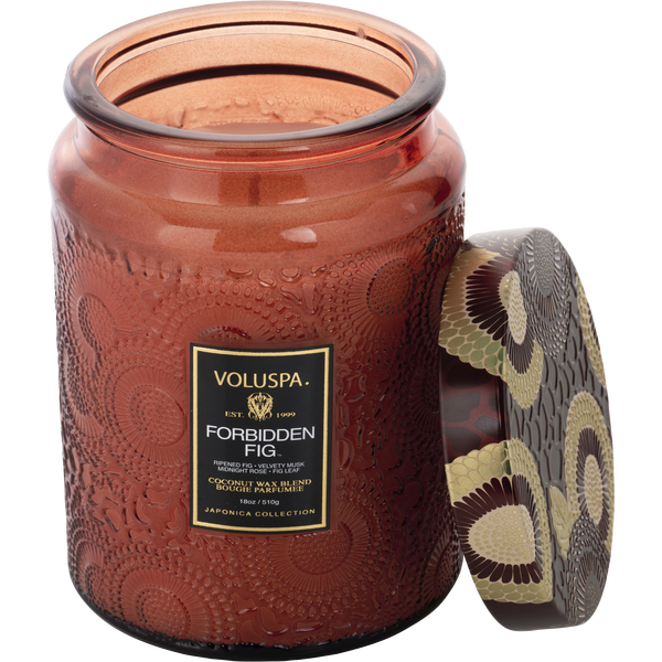 Voluspa Forbidden Fig by Voluspa, Large Jar Candle 18 oz