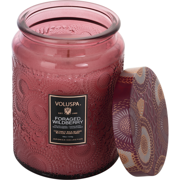 Voluspa Foraged Wildberry by Voluspa, Large Jar Candle 18 oz