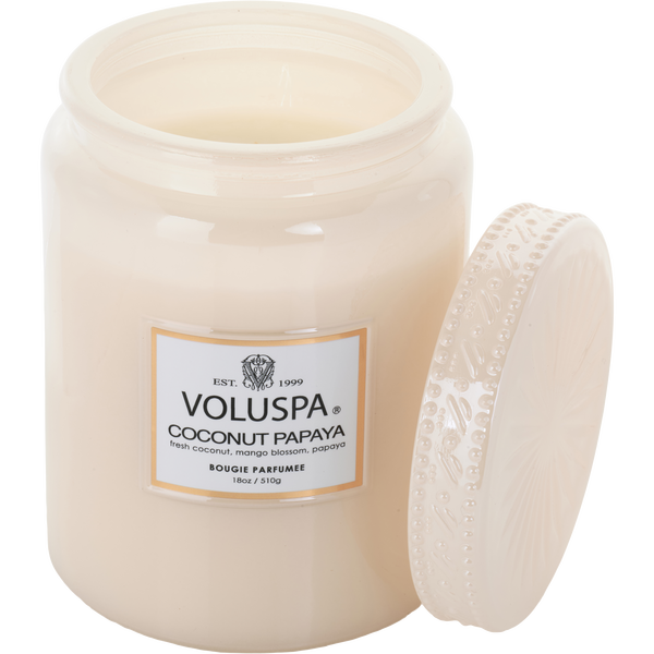 Voluspa Coconut Papaya by Voluspa, Large Jar Candle 18 oz