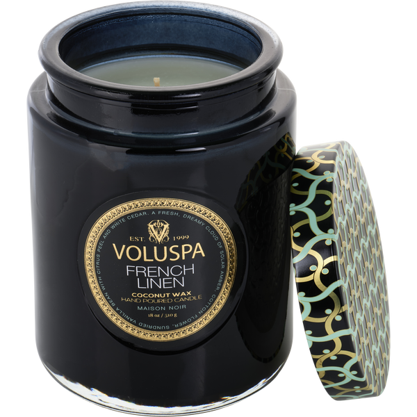Voluspa French Linen by Voluspa, Large Jar Candle 18 oz