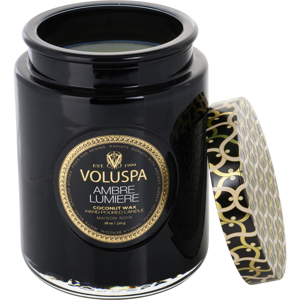 Voluspa Ambre Lumiere by Voluspa, Large Jar Candle 18 oz