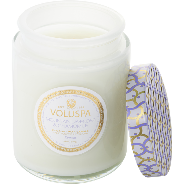 Voluspa Mountain Lavendar & Chamomile by Voluspa, Large Jar Candle 18 oz