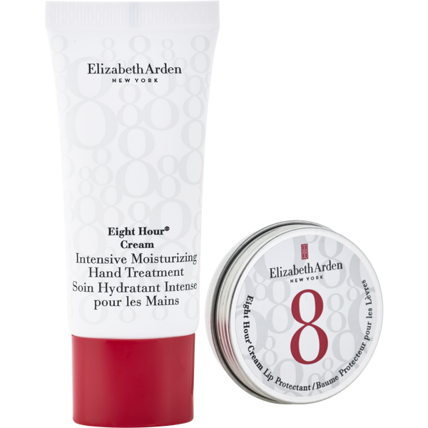 Elizabeth Arden by Elizabeth Arden, Eight Hour Set: Lip Protectant 13 ml + Hand Treatment 30ml 2pcs