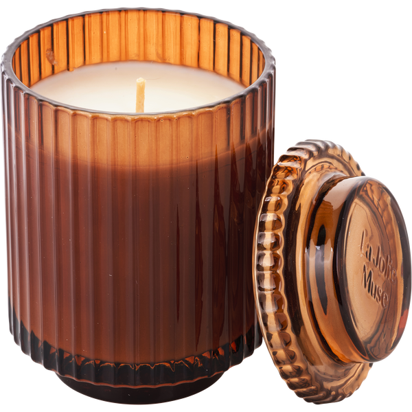 Amelie Saffron & Oud by La Jolie Muse, Soy Wax Candle 11 oz