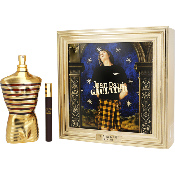 Jean Paul Gaultier Elixir by Jean Paul Gaultier, Parfum Spray 6.8 oz & Parfum Spray 0.34 oz Mini