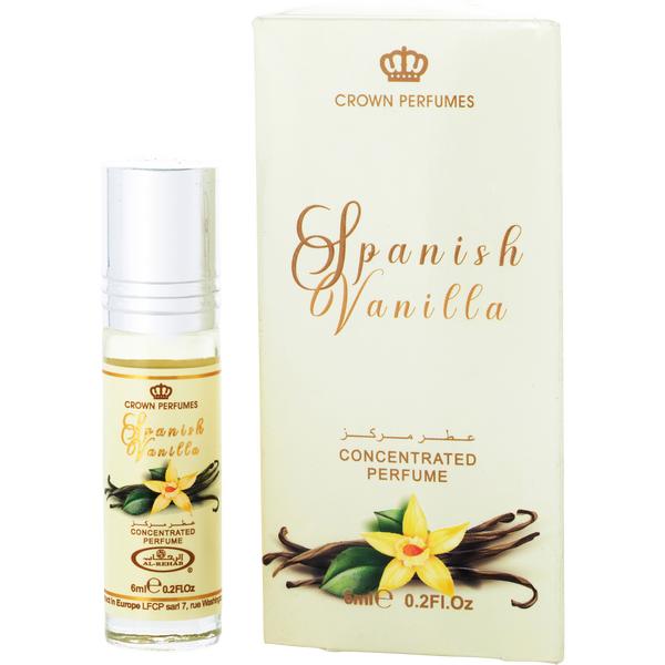 Al Rehab Spanish Vanilla by Al Rehab, Concentrated Roll On Perfume 0.2 oz