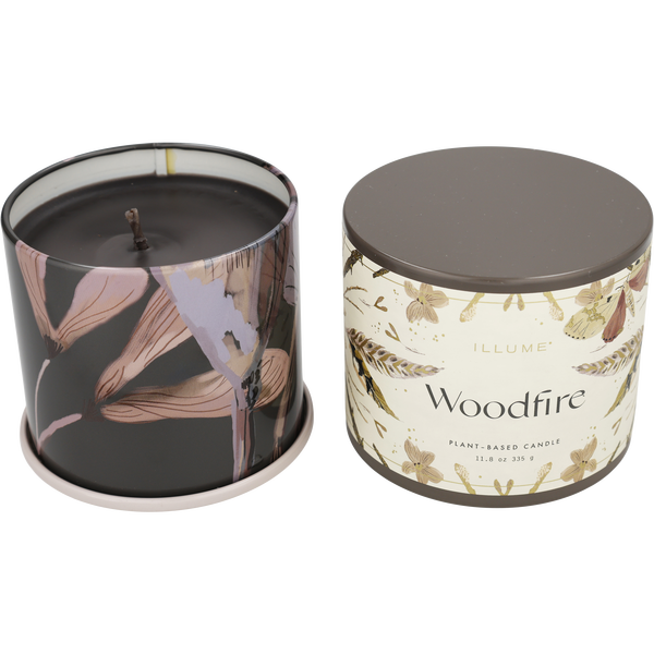 Illume Woodfire by Illume, Vanity Tin Candle 11.8 oz