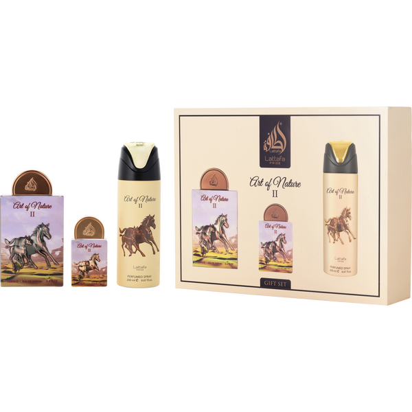 Lattafa Pride Art of Nature II - 3pc Citrus Bloom and Musk Parfum