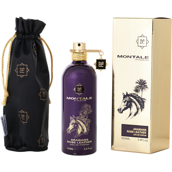 Montale Paris Arabians Rose Leather by Montale, Eau De Parfum Spray 3.4 oz, image 1 of 2