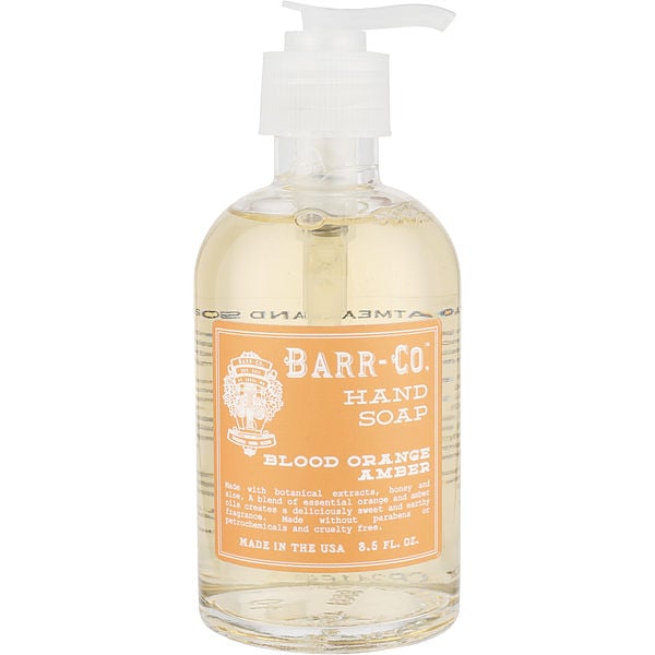 Barr-Co. Blood Orange Amber by Barr-Co., Liquid Hand Soap 8.5 oz
