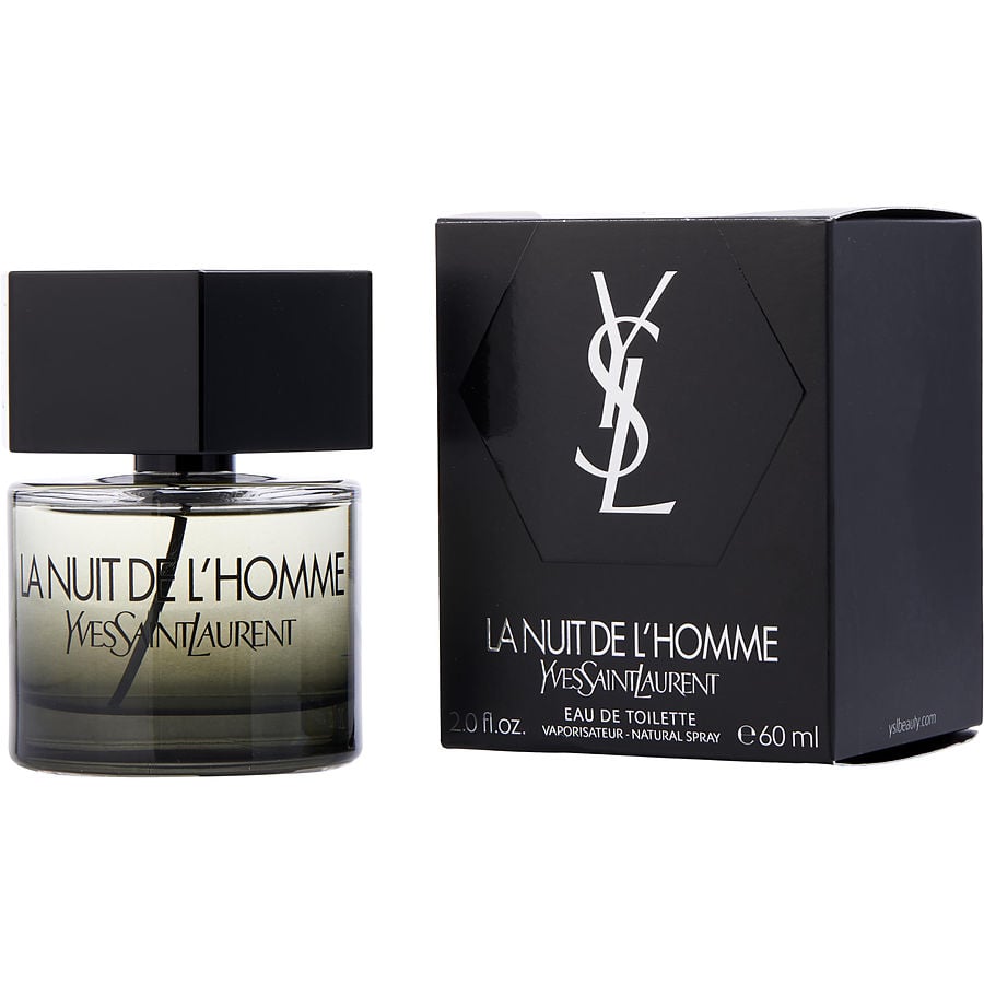 La Nuit De L'Homme Yves Saint Laurent Eau De Toilette Spray 2 oz (New  Packaging)