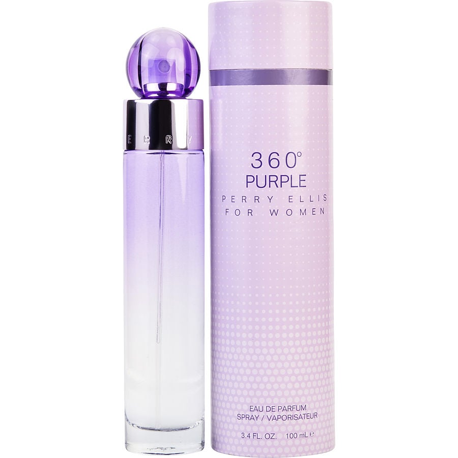 Perry Ellis 360 Purple Eau De Parfum Spray 3.4 oz