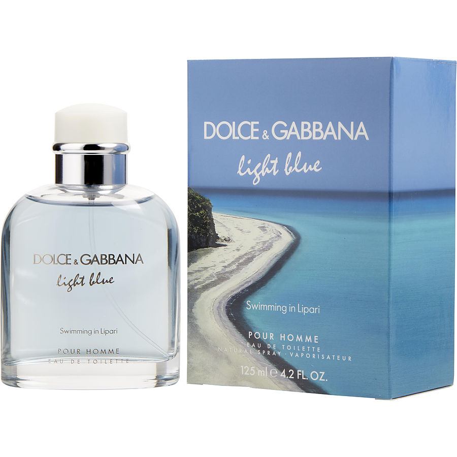 dolce and gabbana light blue swimming in lipari