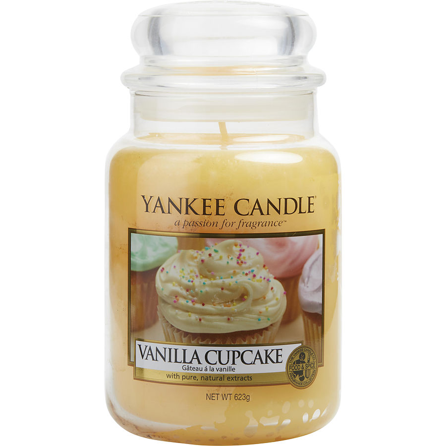 Yankee Candle Large Jar Scented Candle, Vanilla Cupcake