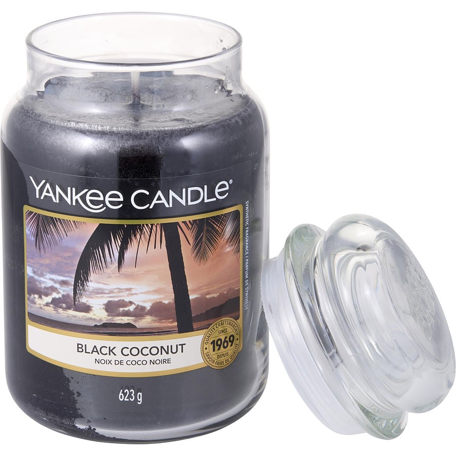  Yankee Candle Duftkerze im Glas (klein), Black Coconut