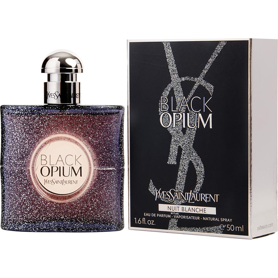  Yves Saint Laurent Black Opium Nuit Blanche Eau De Parfum  Spray, 3 oz. : Beauty & Personal Care