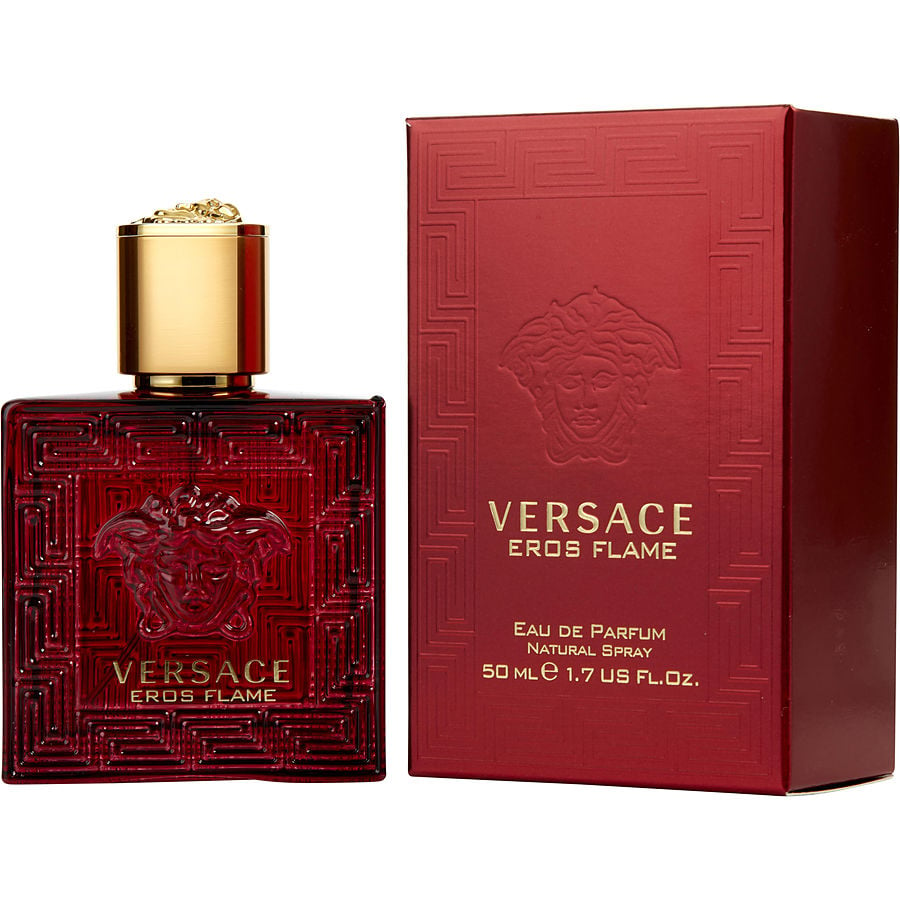 Versace Eau De Parfum, Eros Flame, Natural Spray - 1.7 fl oz