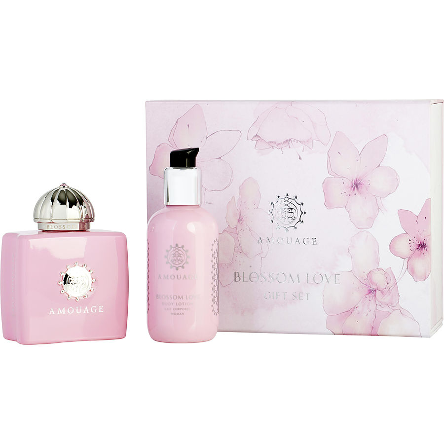 Amouage Blossom Love Eau De Parfum Spray 3.4 oz & Body Lotion 3.4 oz