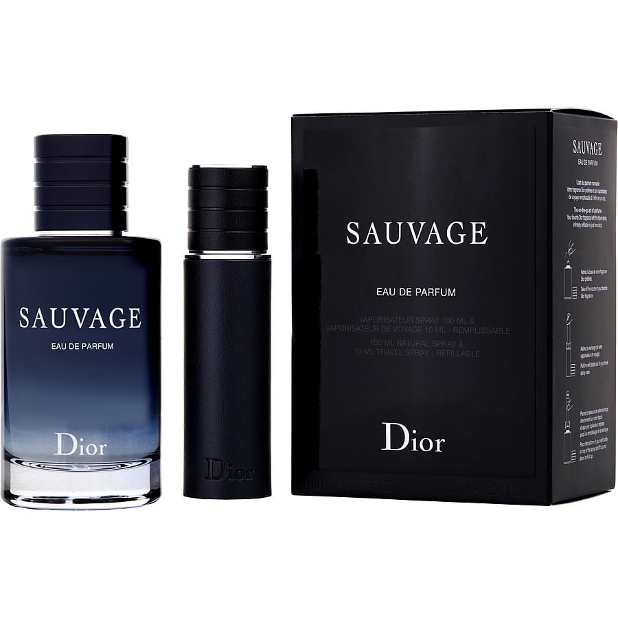  Sauvage by Christian Dior for Men 2 Piece Set Includes