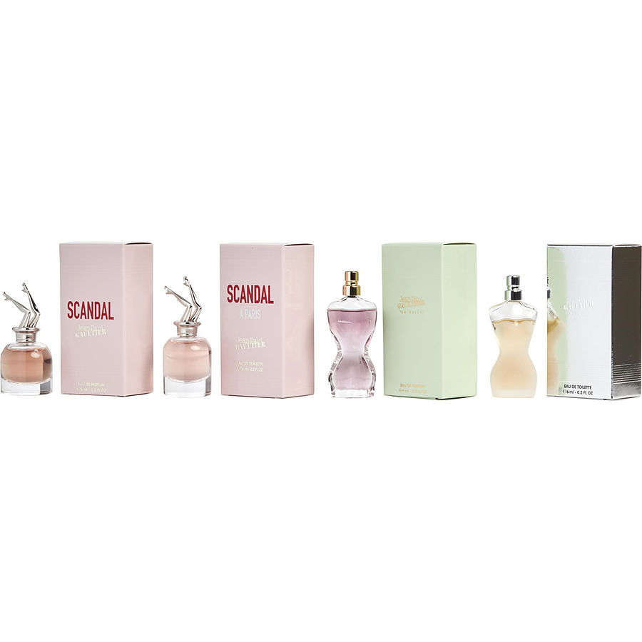 Jean Paul Gaultier Variety 4 Piece Mini Variety With Jean Paul Gaultier Eau De Toilette & La Belle Eau De Parfum & Scandal Eau De Parfum & Scandal A 正規店の通販 ジャン ポール スキャンダルギフトセット2点 ゴルチェ 香水(女性用)