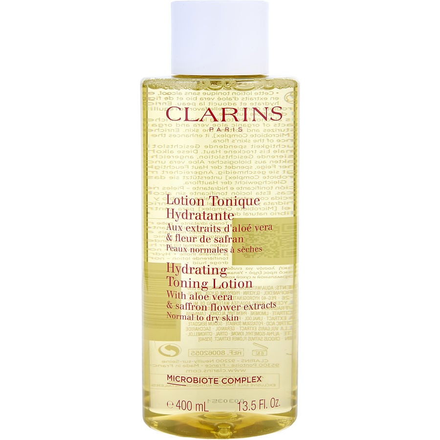 Clarins Hydrating Toning Lotion With Aloe Vera & Saffron Flower Extracts - To Skin | FragranceNet.com®