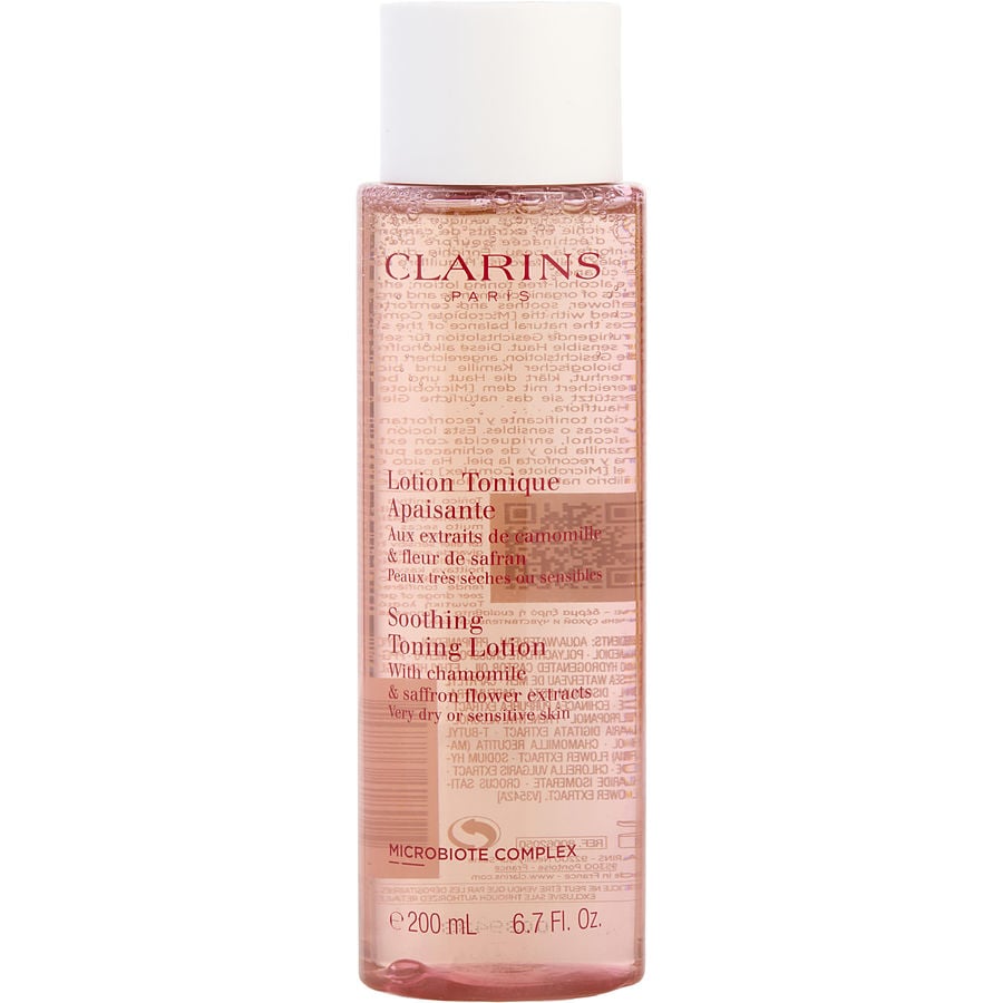 Spytte ud Oswald hensynsfuld Clarins Soothing Toning Lotion With Chamomile & Saffron Flower Extracts -  Very Dry Or Sensitive Skin | FragranceNet.com®