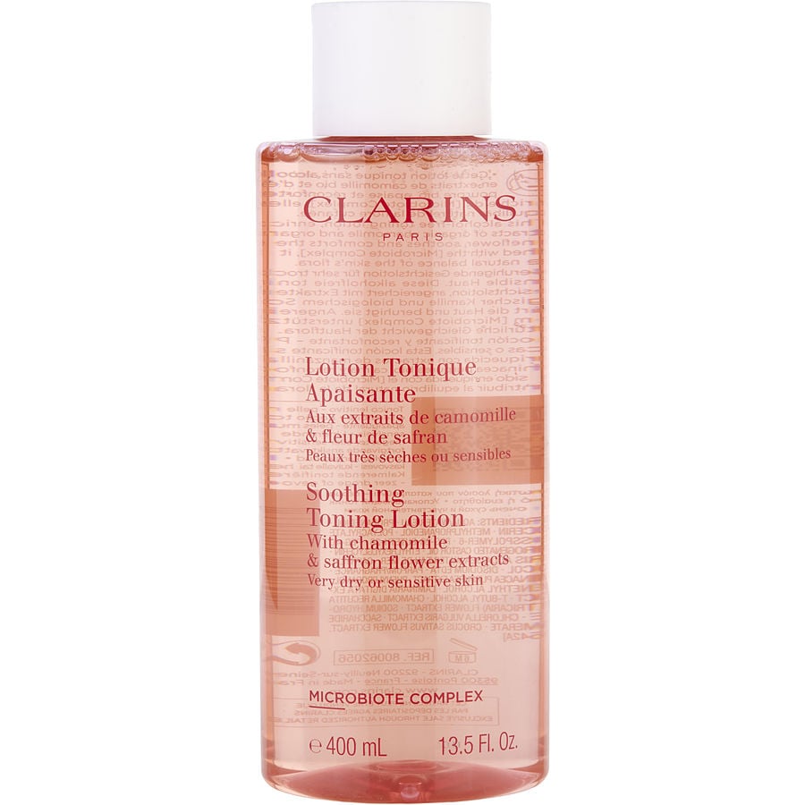 Spytte ud Oswald hensynsfuld Clarins Soothing Toning Lotion With Chamomile & Saffron Flower Extracts -  Very Dry Or Sensitive Skin | FragranceNet.com®
